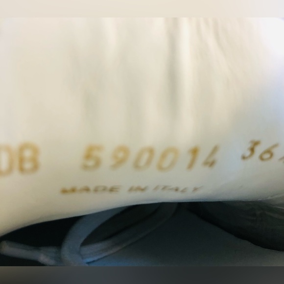 YSL Saint Laurent Andy Low Top Leather Sneakers COA 36.5 IT / 6.5 US Authentic - Picture 11 of 11